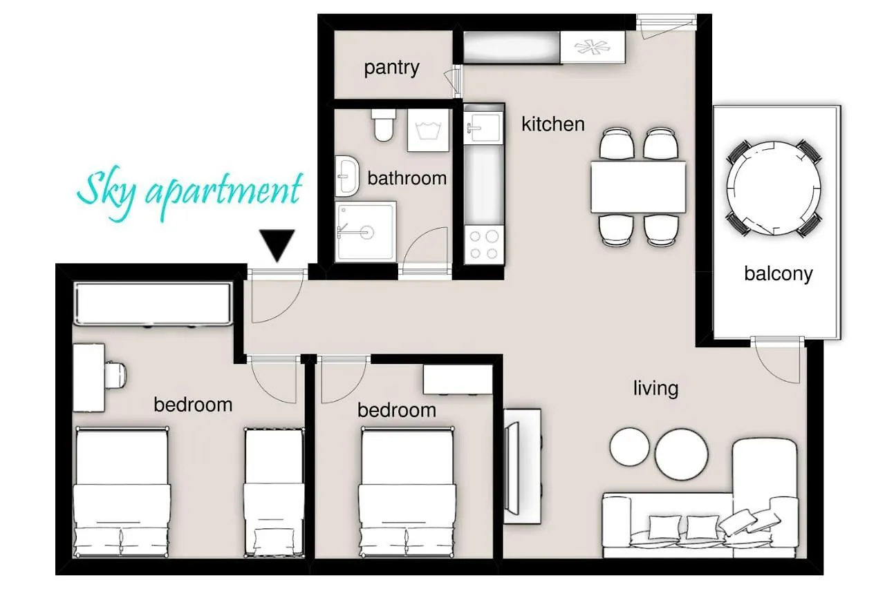 Sky-Apartment بوفليانا